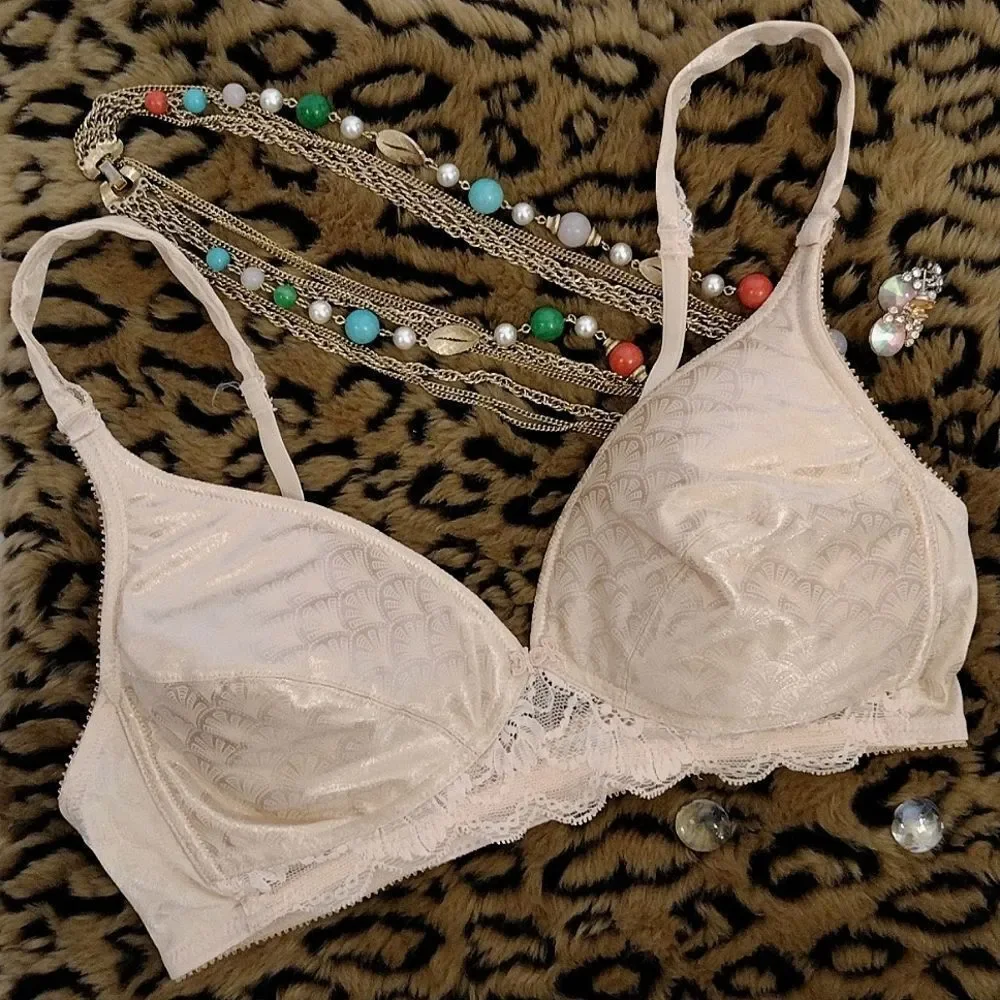 Dior ivory satin